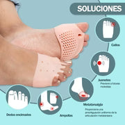 Almohadillas terapéuticas con Separador de dedos